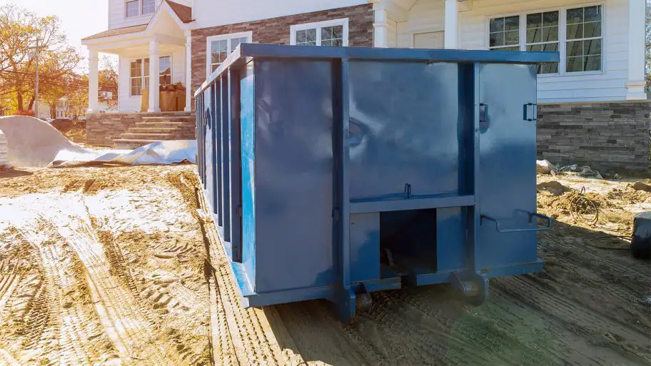 Dumpster-at-house